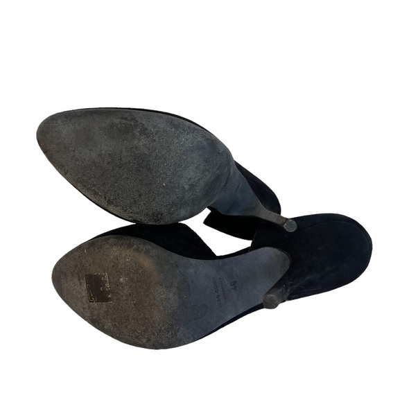 Lanvin black suede cut out pumps - Picture 6 of 9